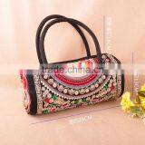 Hot Selling Cotton Fabric Ethnic Embroidery Tribal Handbag for Women thumbnail-2