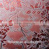 2014 Hot New Design Gold Print Pvc Leather for Bags, Handbags, Decoration