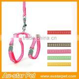 Grid Markings Factory Price Nylon Cat Pet Harness / Leashes thumbnail-4