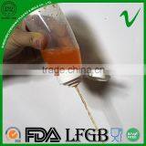 250ml High Quality Inner Plug Clear Plastic Squeeze Bottle for Juice Packaging thumbnail-1