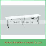 2015 Hot sale 6ft long blow molding plastic molded bench SD-ZD185