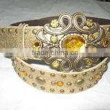 Fashion PU Plain Belt With Beautiful Decoration thumbnail-1