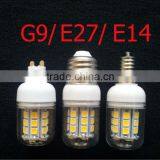 Hotsale 27SMD E27 Led 5050 Corn Light 500lm 4W Cool White