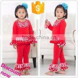 Wholesale Ruffle Clothes Fall New Baby Outfit,clothing Set for Kids thumbnail-1