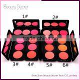 3 Colors Makeup Kit Blusher High Pigments Blusher Palette With Mirror thumbnail-2