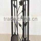5 Pcs Hand Forged Fireplace Tool Sets thumbnail-1