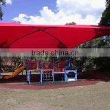 HDPE UV resistant red shade sail
