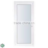 Side Hung Door Double Glass White Color PVC Profile