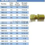 968 Male Connector,Air Brake Fittings for Nylon Tube,Brass Valve thumbnail-5