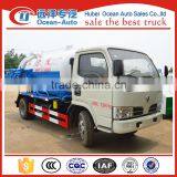 Dongfeng 4 Cubic Meters Sewage Sucking Truck for Sale thumbnail-1
