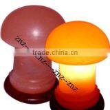 Rock Salt Mushroom Lamp thumbnail-1