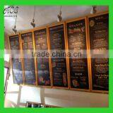Custom Wooden Restaurant Blackboard Wooden Market Chalkboard Hanging Chalkboard thumbnail-1