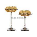 Pillar Crystal Candle Holder, Crystal Votive Holder, Tealight Crystal Piller Candle Holder thumbnail-1