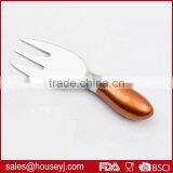 Set of 4pcs Cheese Knife Handle With Metallic Paint Kitchen Ware thumbnail-2
