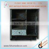 Antique Wooden Wall Shelf Storage With Hooks in Big Size thumbnail-2