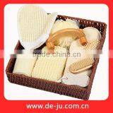 High Quality Bath Items Square Wicker Bath Set thumbnail-1