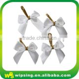 High Quality Handmade Ribbon Bow With Gold Elastic Band