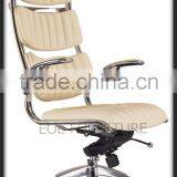 Promotional White Leather Office Chair thumbnail-1