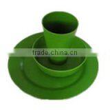 Traditionary Affordable Biodegradable Bamboo Fiber Dinner Set