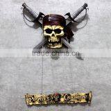 Custom Halloween Pirates of the Caribbean Skull Wall Hanging thumbnail-4