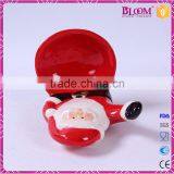 Christmas Santa Small Ceramic Tealight Candle Holder thumbnail-5