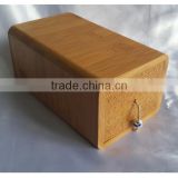 2016 elegant New design biodegardable bamboo pet funeral urn for ashes
