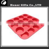 High Quality 12 Mini Round Silicone Muffin Pan thumbnail-2