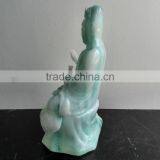 Polyresin Jade Kuan-yin Figurine thumbnail-5