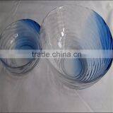Exquisite Clear Flower Shape Salad Glass Bowl thumbnail-3