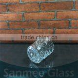 Cheap Embossed Glass Beer Mug With Handle thumbnail-3