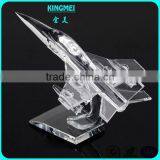 Mini Optical Crystal Aircraft Aeroplane Model For Birthday Souvenir thumbnail-4