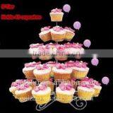 Perfect Decorative Metal Cupcake Wedding Cake Stand Rack thumbnail-3
