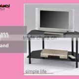 Home Furniture LCD Audio TV Rack Model Design Glass TV Stand thumbnail-1