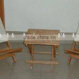 2016 Wooden Beach Chair With Canvas Fabric for Outdoor Furniture thumbnail-4