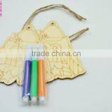 2016 DIY Christmas New Gifts Fish Craft MDF Wood Clip thumbnail-1