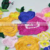Mix Colors Embroidery Patches Lace Fabric for Venice Applique thumbnail-2