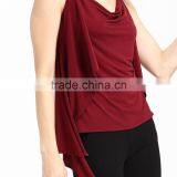 Domin Fashion Sleeveless off Shoulder Lady Top thumbnail-2