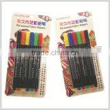 Kearing Kids Safety DIY Ink Permanent Fabric Pens T Shirt Graffiti Fabric Pens #FM20 thumbnail-5