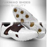 High Quality no Lace Top Layer Leather Golf Shoes Men Business, Handmade Golf Shoes Sport Brand for Women From China thumbnail-1