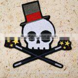 Custom High Quality Embroidered Creative Skulls Patch for Clothes Embroidery Patch Made in China Choose Size/color thumbnail-6