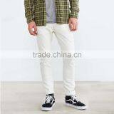 White Plain Ripped Jeans 2016 Men Washed Cheap Wholesale China thumbnail-1