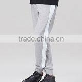 Popular Wholesale Classic Grey and White Men's Paneled Joggers thumbnail-2