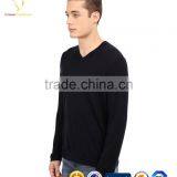 Men Lightweight Wholesale Wool V Neck Plain Pullover Sweaters thumbnail-1