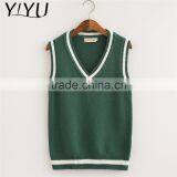 Newest Winter Fall Girl Lovely Apricot School Uniform Sweater Vest thumbnail-4