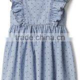 Bulk Wholesale 2017 Kids Clothing Cute Baby Girl Summer Clothes Elegant Floral Flutter Dress thumbnail-4