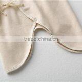 Wholesale 100% Organic Cotton Baby Clothes Newborn Romper Long Sleeves Plain Blank Baby Bodysuit thumbnail-6