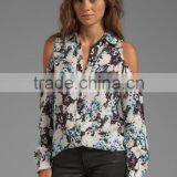 Back Cut Out Floral Top thumbnail-1