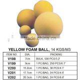 YELLOW FOAM BALL thumbnail-1