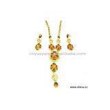 Sell Fashion Clinquant Cz / Rhinestone Alloy Jewelry Set thumbnail-1