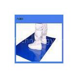 3.5C PE Clean Room Sticky Mat 1.6mm Blue For Moving Dust Of Shoes